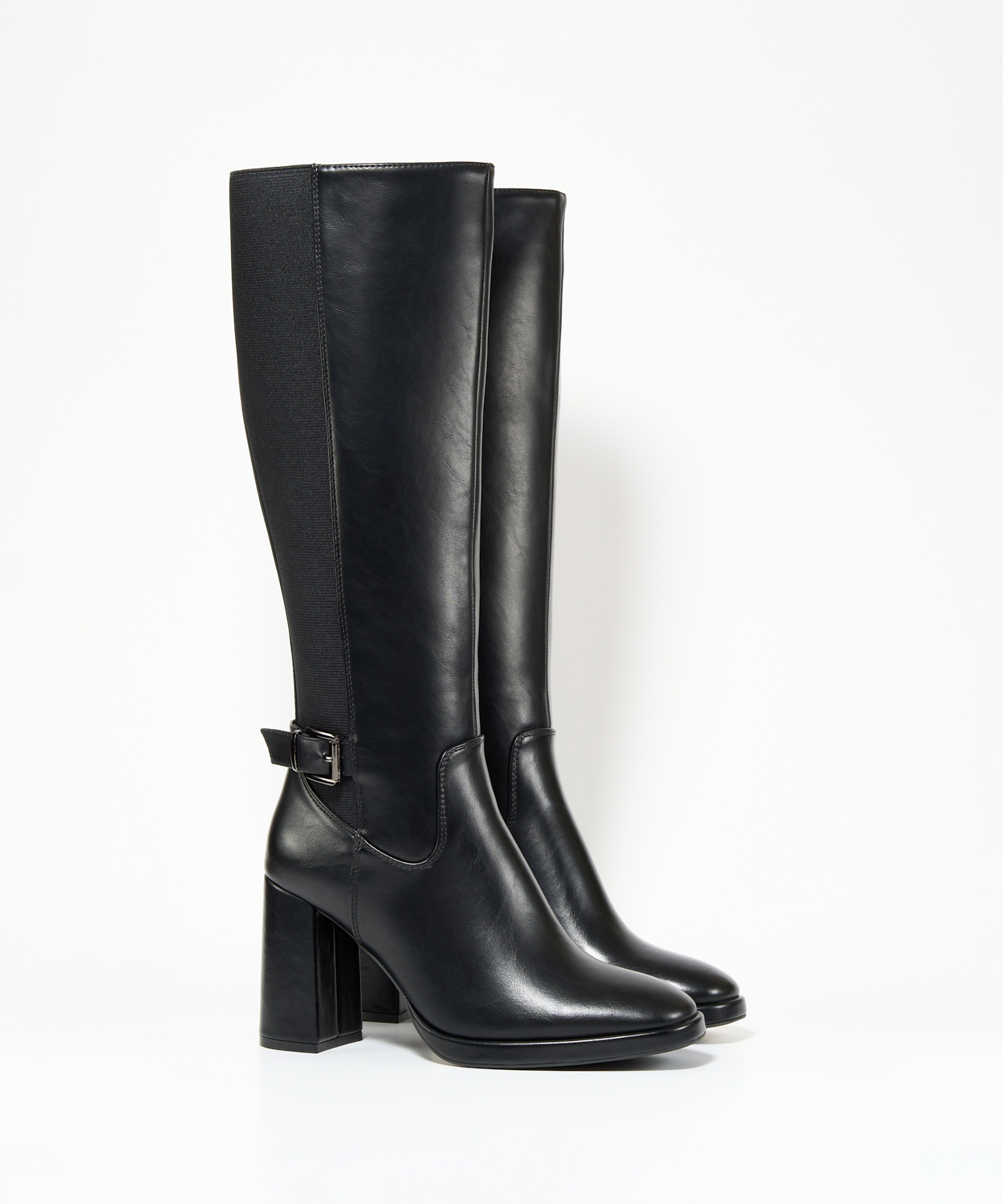 Botas altas salto fivela image number null